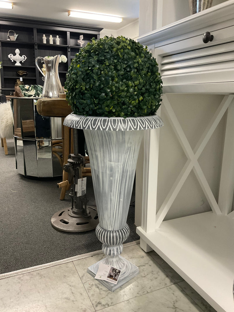 Aluminium Urn Grey Tall