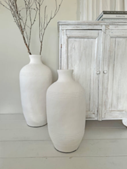 Lombok Bottle White L 67cm