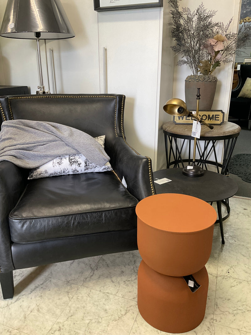 Milly Metal Stool Ochre