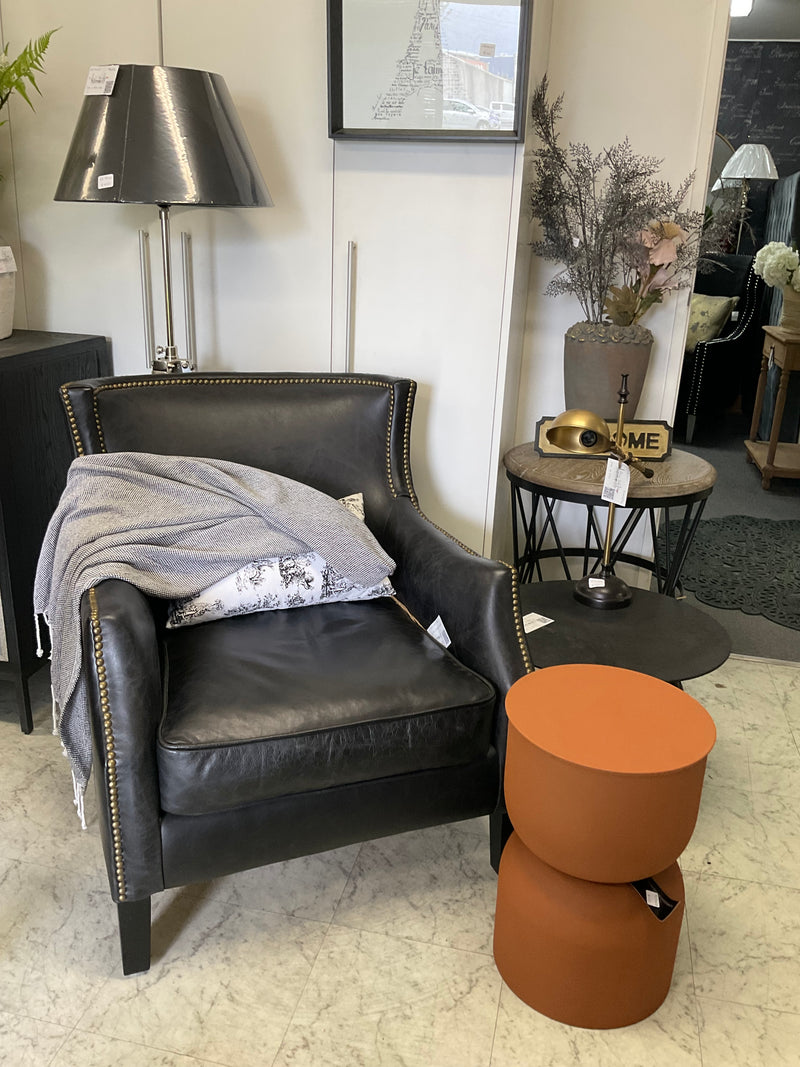 Milly Metal Stool Ochre