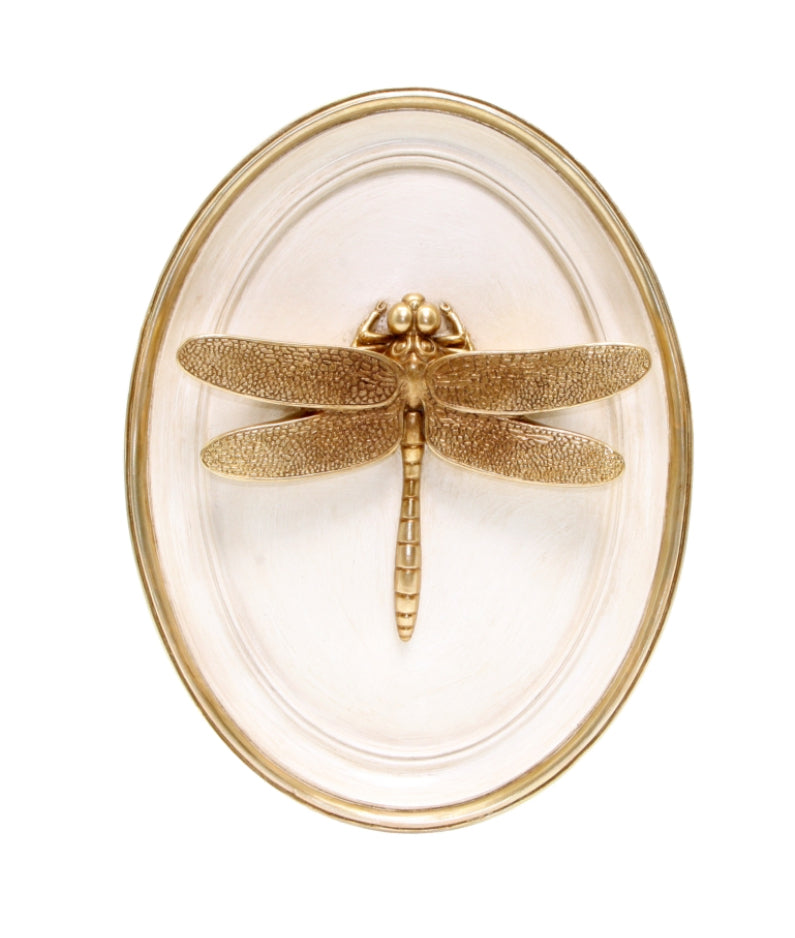 WALLART-DRAGONFLY-BEIGE(26CM)  PREORDER