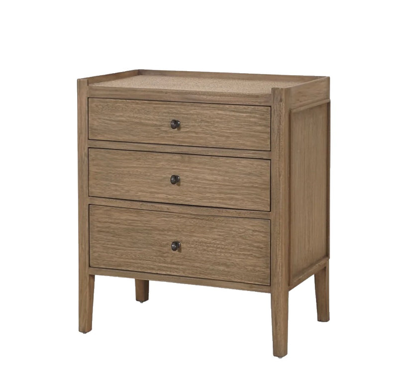 Raffles French Provincial Bedside table 3 Drawers AA91