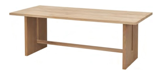 2.2M OAK Dining Table