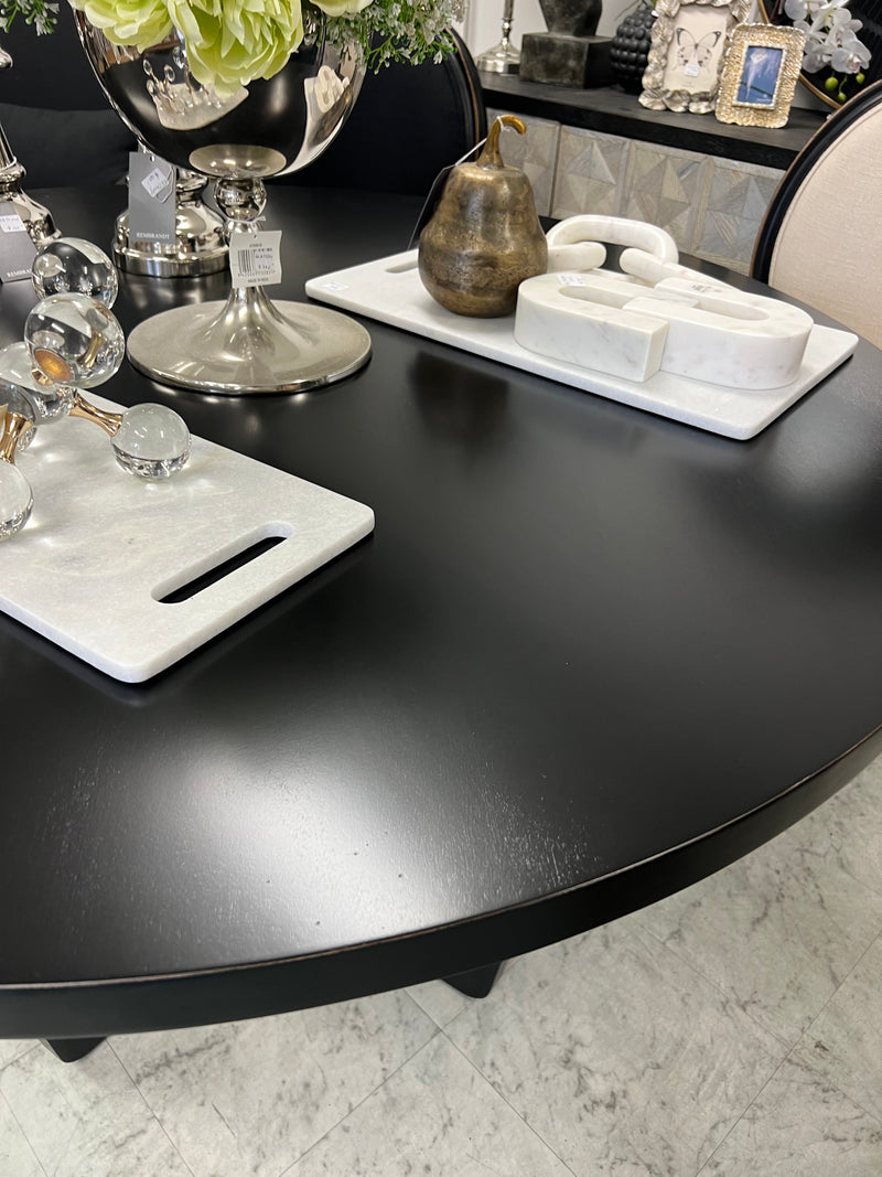 Ashburton Round Dining Table 1.3M  Black