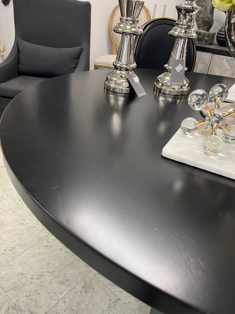 Ashburton Round Dining Table 1.3M  Black