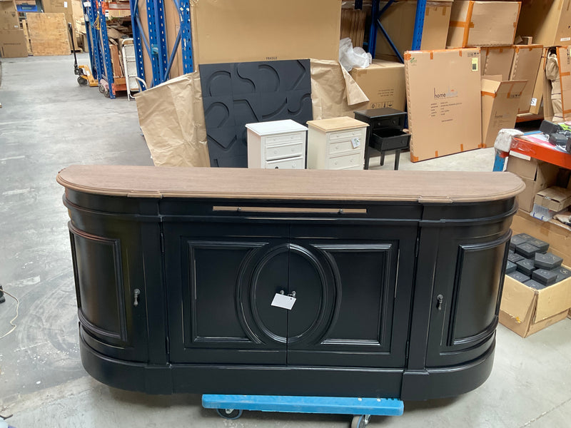 Rivages French Provincial Sideboard 2110mm Black