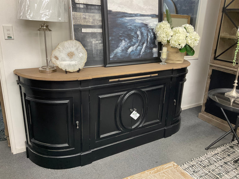 Rivages French Provincial Sideboard 2110mm Black