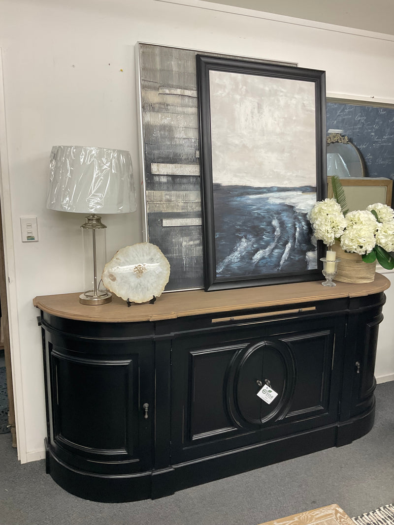 Rivages French Provincial Sideboard 2110mm Black