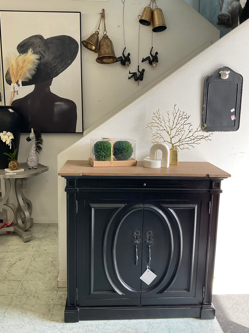 Rivages French Provincial SideBoard  1000mm Black