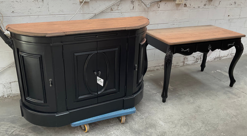 Rivages French Provincial Sideboard  1400mm Black