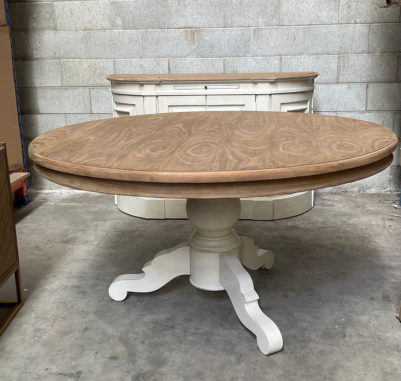 1.4M Round French Country Dining Table