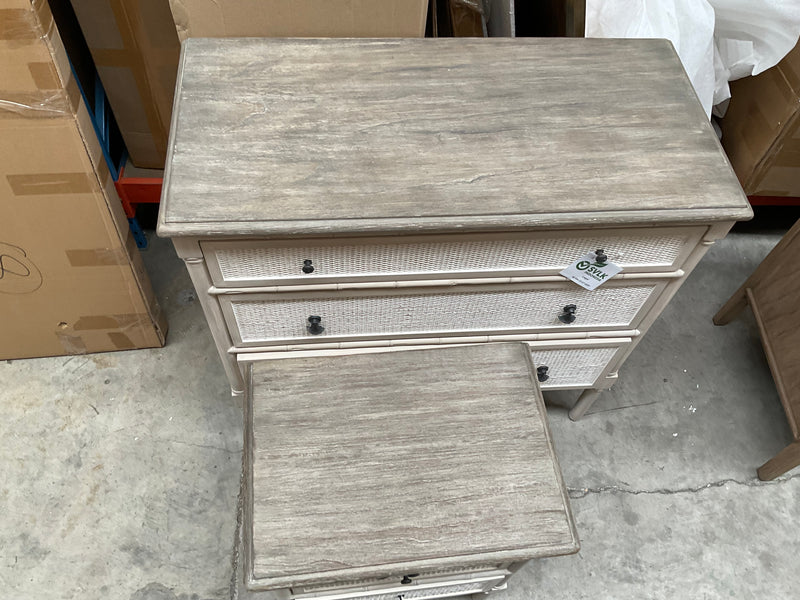 Eileen French Country  Bedside table 3 Drawers DCCO33
