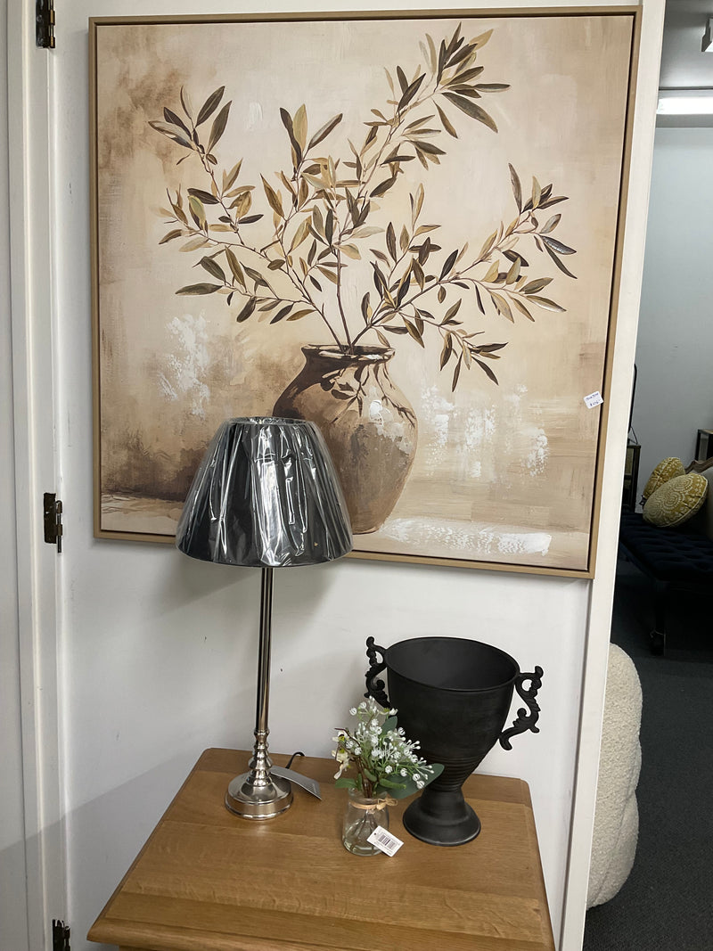 Olives Natural Canvas Wall art  80x80