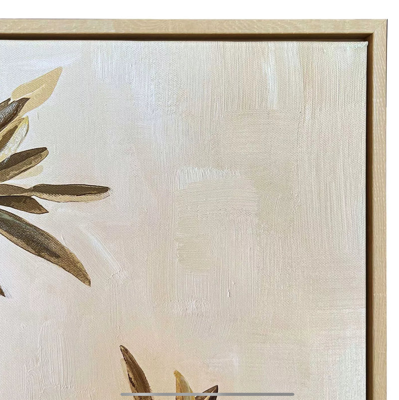 Olives Natural Canvas Wall art  80x80