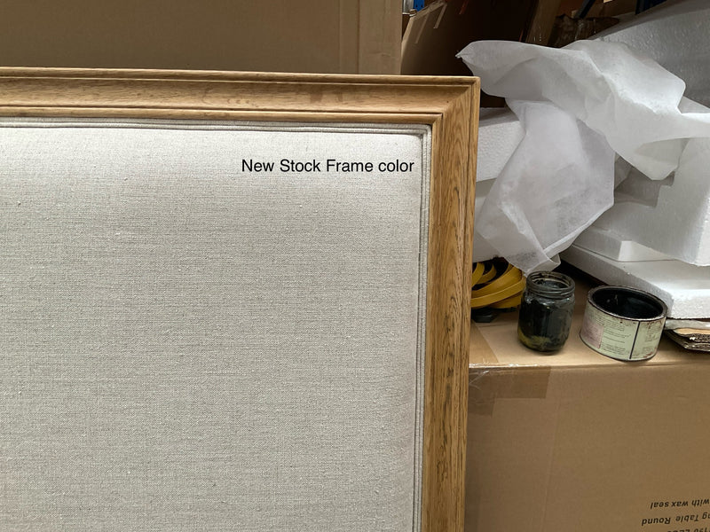 MAISON FABRIC PANEL OAK BED Queen