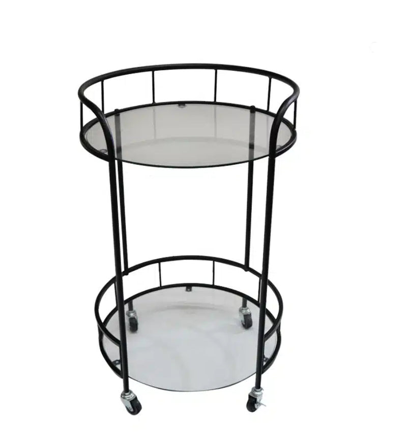 Delta Bar Cart/ Trolley Black