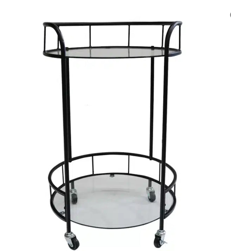 Delta Bar Cart/ Trolley Black
