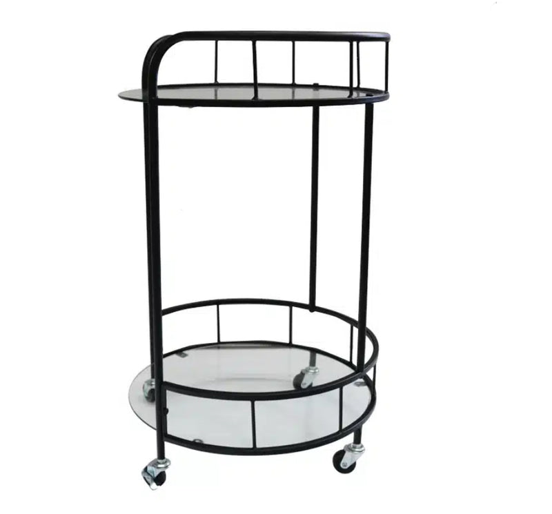 Delta Bar Cart/ Trolley Black