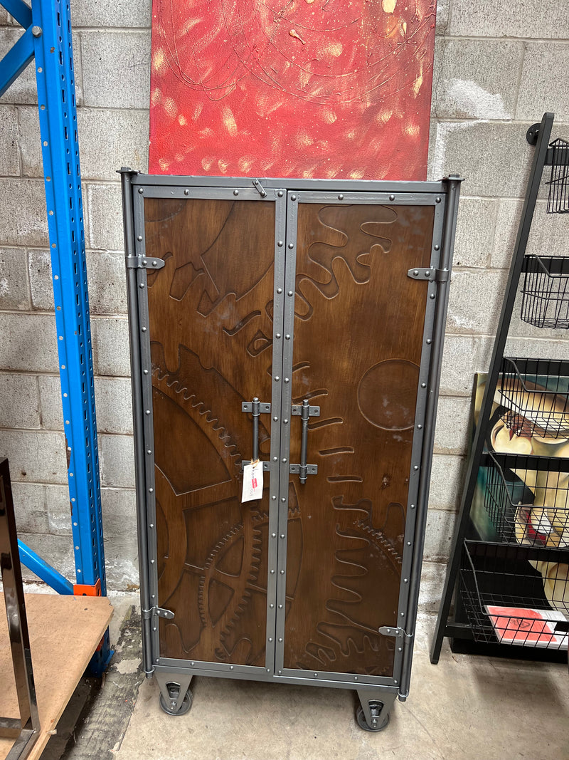 Clearance/Metal Cabinet With Casters