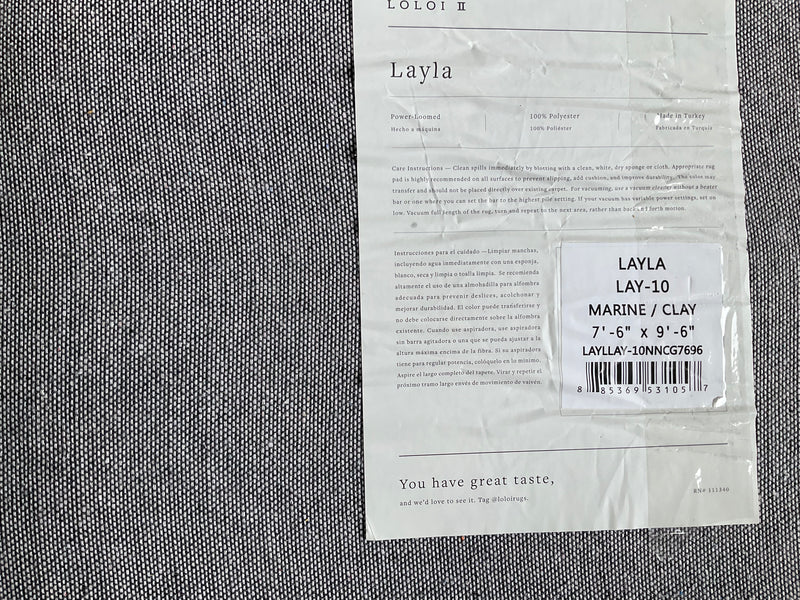 LAYLA 10 MARINE CLAY 2.29M X 2.89M