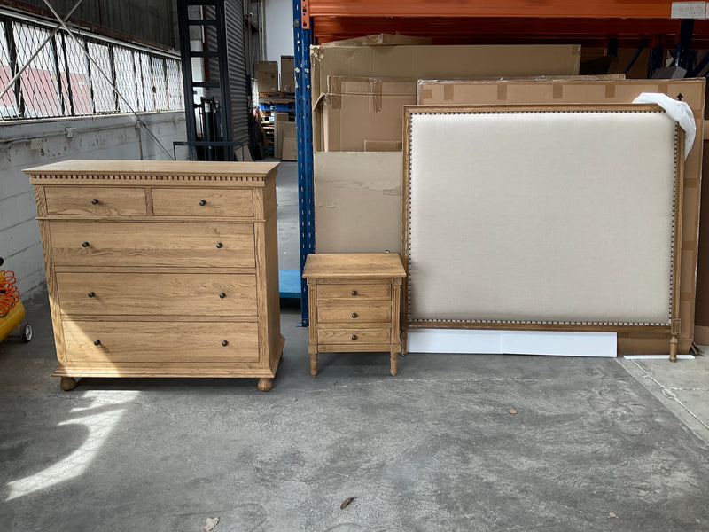 King/ Maison French Country OAK Headboard