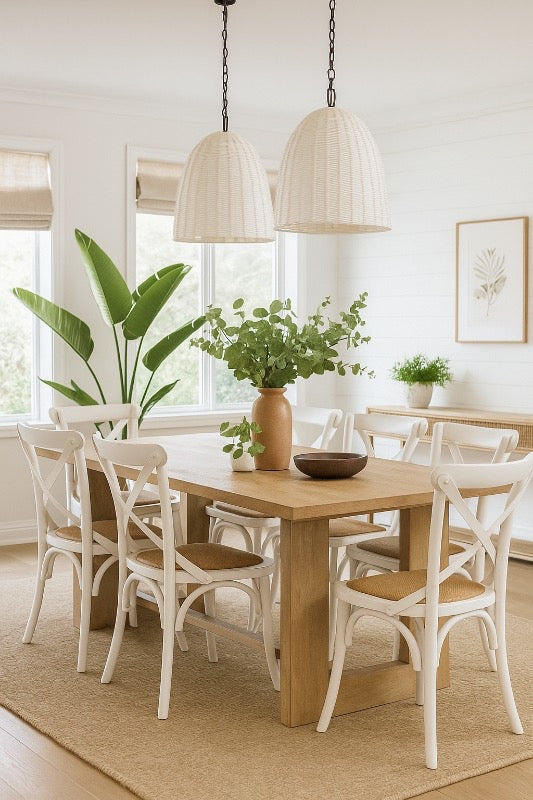 2.2M OAK Dining Table