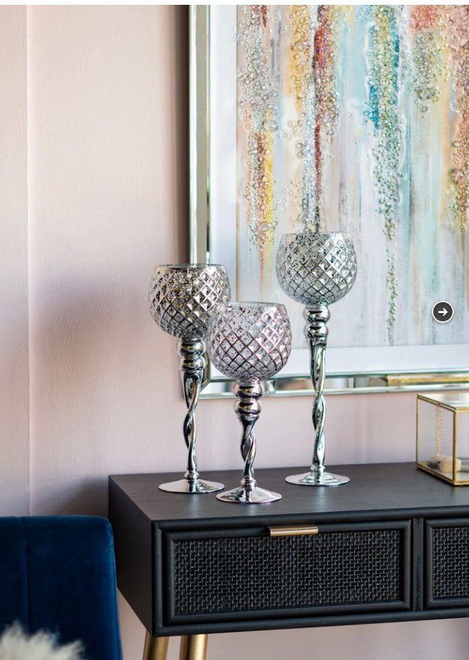 S/3 Rizzo Candle Holders