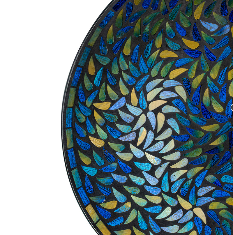 Mosaic Charger Plate With Stand