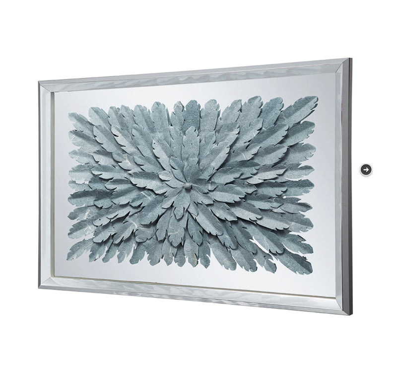 Paper Feather Shadow Box Wall Art