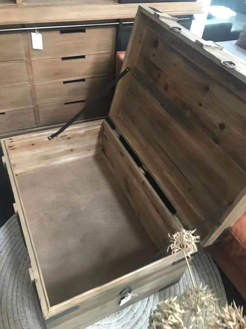 Trunk Wood Coffee Table $540 off
