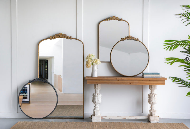 Baroque Gold Metal Wall mirror 91x61cm