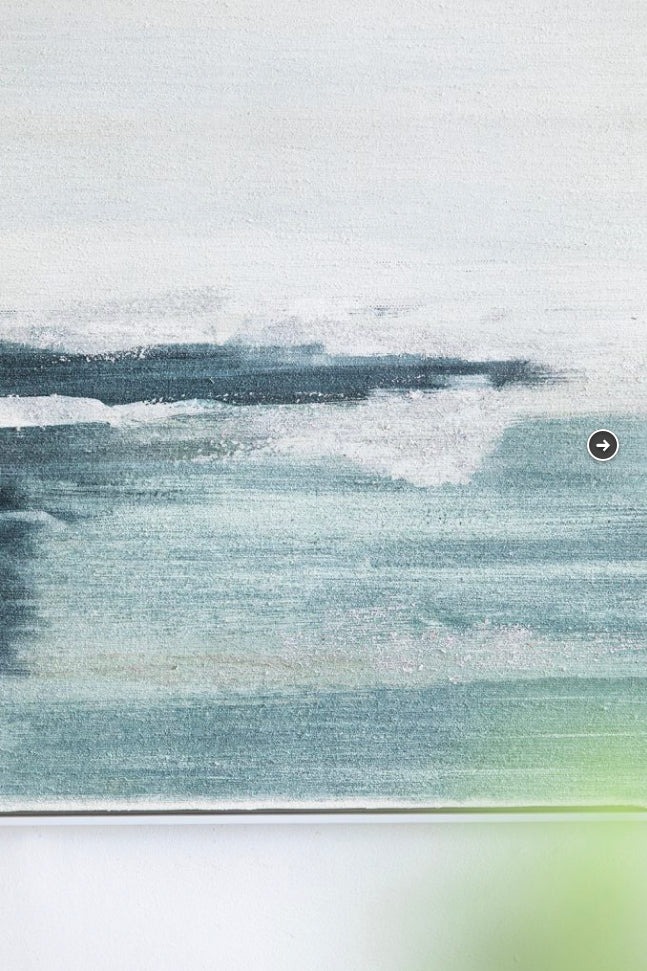 Ocean Wave I Framed Gesso Canvas 122x82