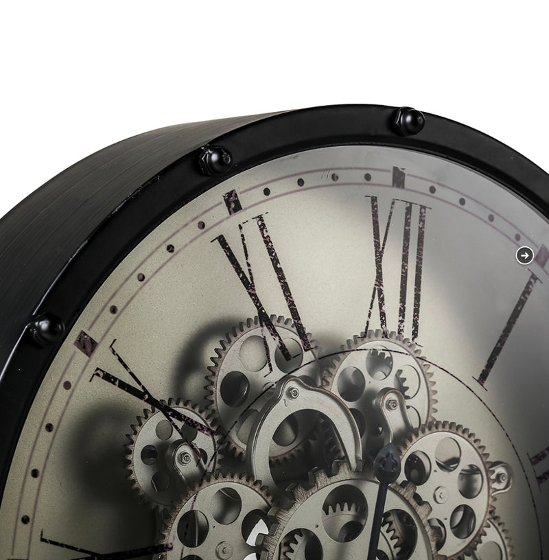Roman Numeral Gear clock