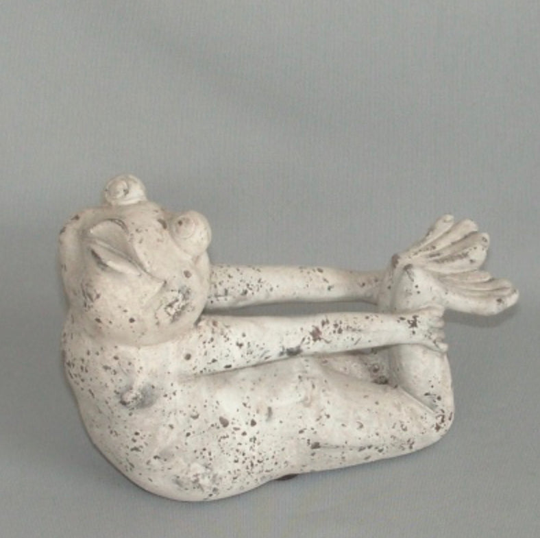Terracotta Frog Stretching Back