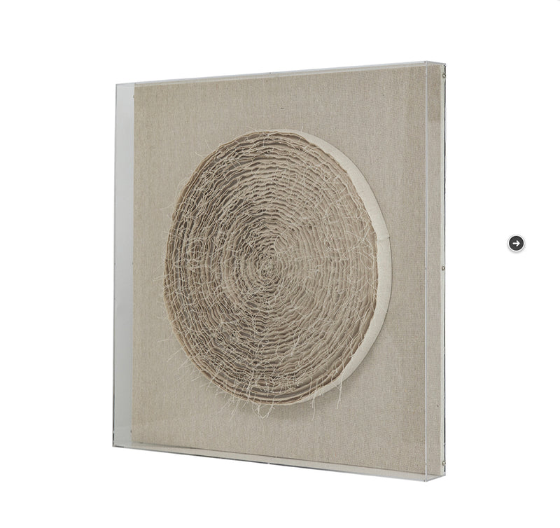 Fabric Spiral Wall Art