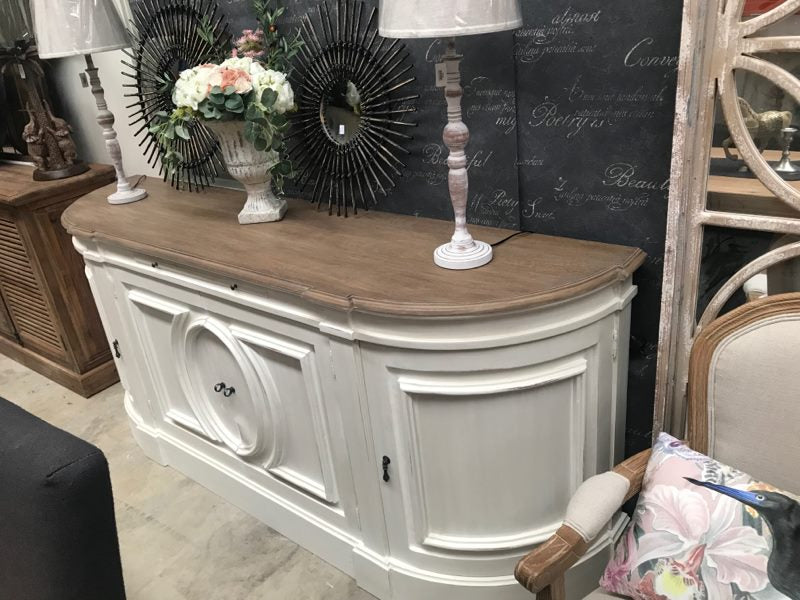Rivages French Provincial Sideboard 2110mm White