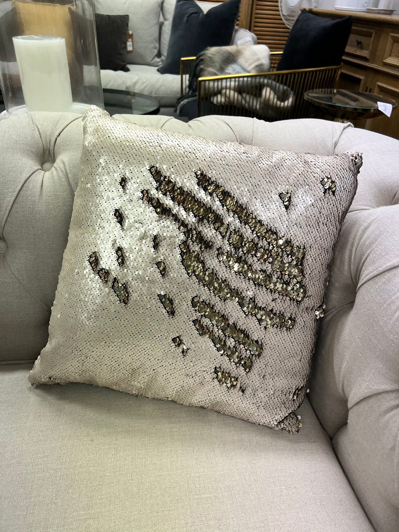 Cushion Sequin Collection Pink/Gold 40x40