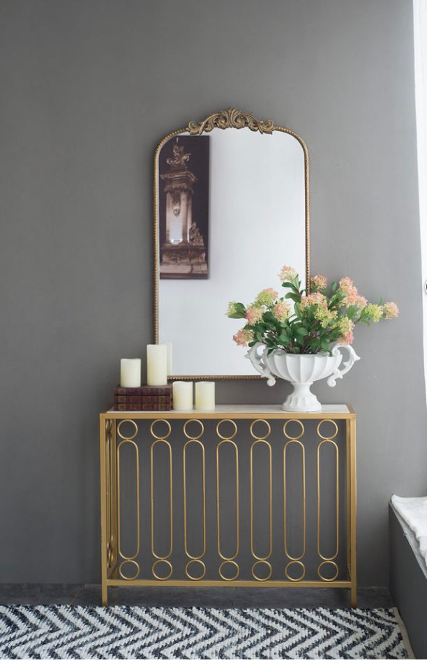 Baroque Gold Metal Wall mirror 1060High