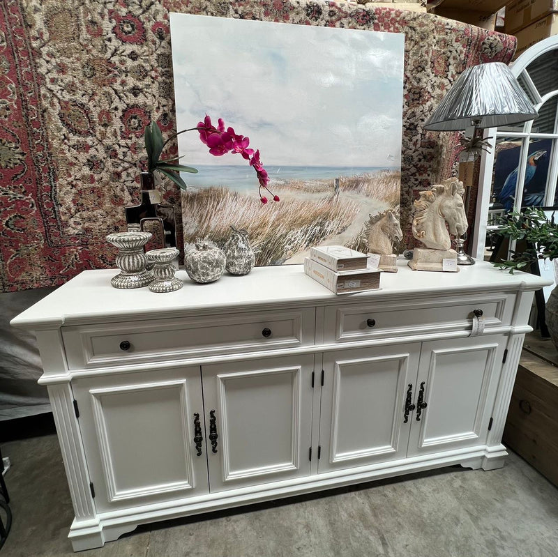 French Country Buffet / Sideboard White