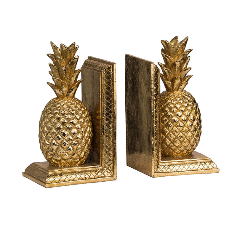Pineapple Bookends S/2