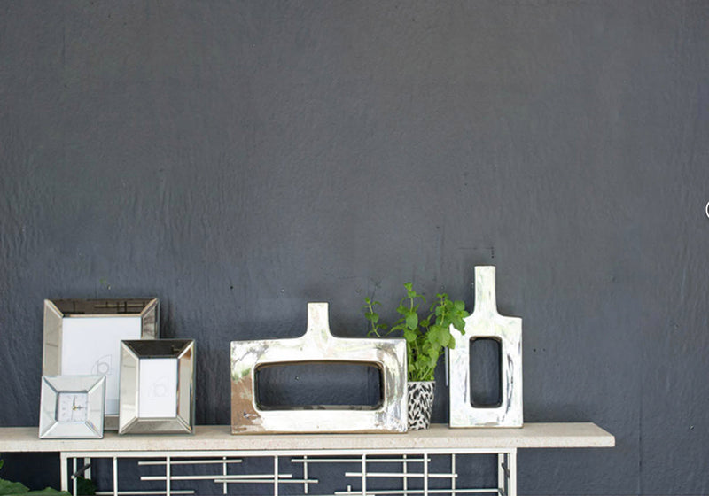 Ceramic Keyhole Vase II