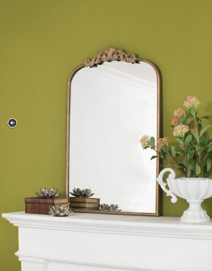 Baroque Gold Metal Wall mirror 91x61cm