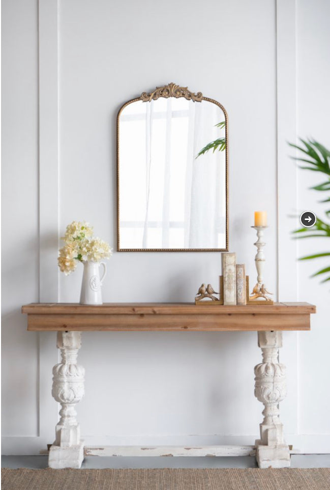 Baroque Gold Metal Wall mirror 91x61cm