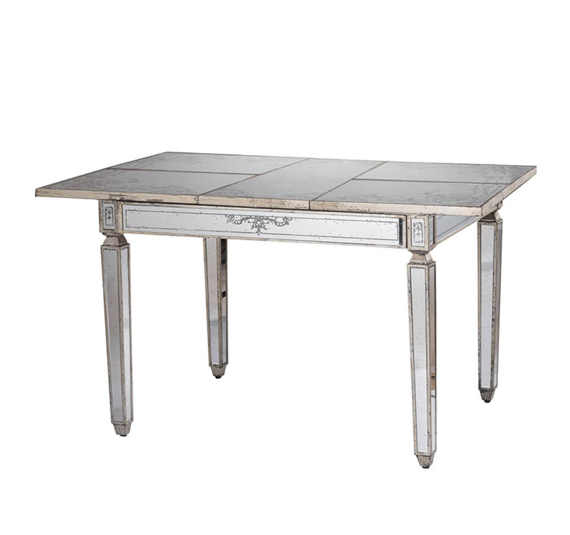 Mirrored Extended Dining Table 146M