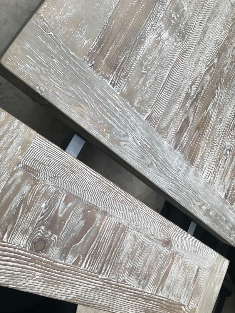 Reclaimed Timber 2.4-3m extended Dining Table
