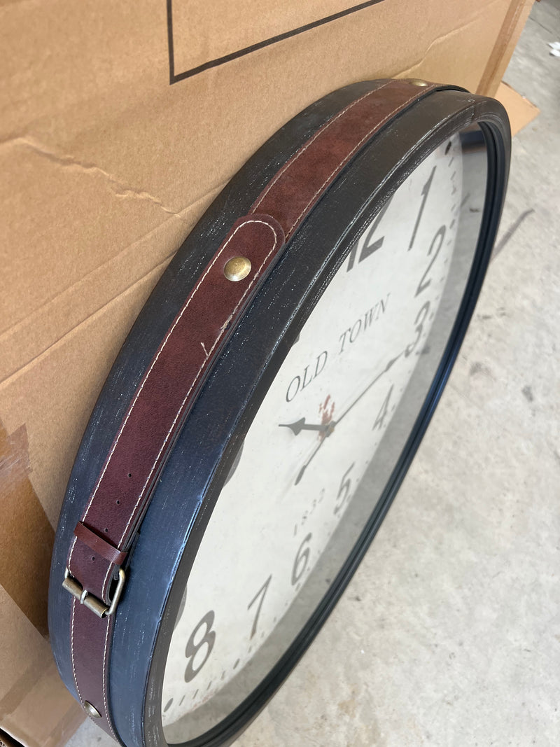 Old Town Iron Wall Clock 810mm DIA
