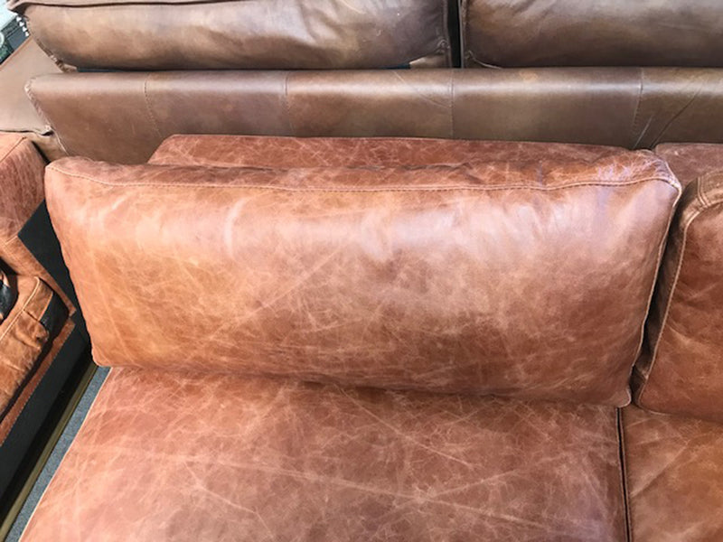 Sectional Collection --- Full Grain Leather Coco Color