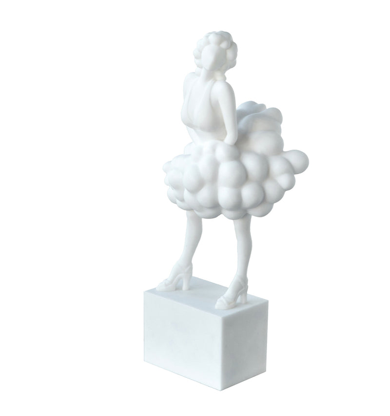 Artificial White Marble Stone Lady