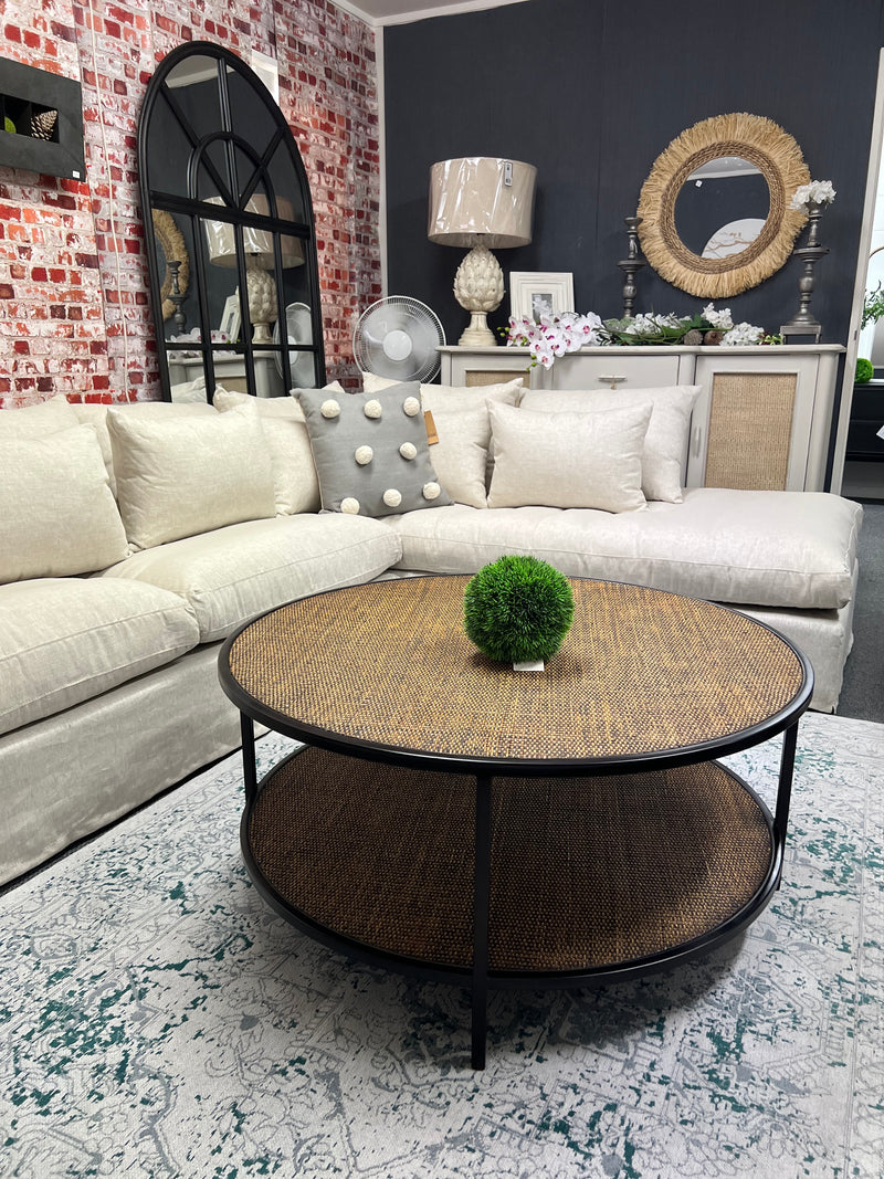 Rattan Round Coffee Table Natural DCB130