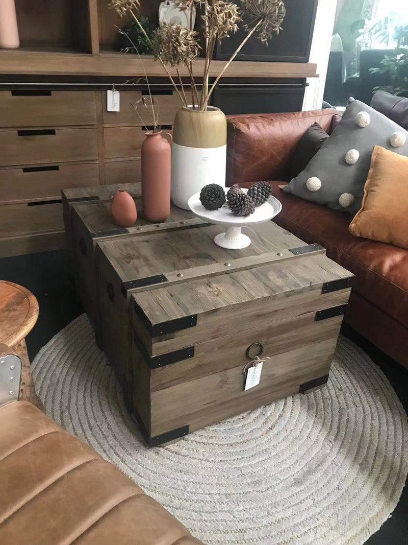 Trunk Wood Coffee Table $540 off